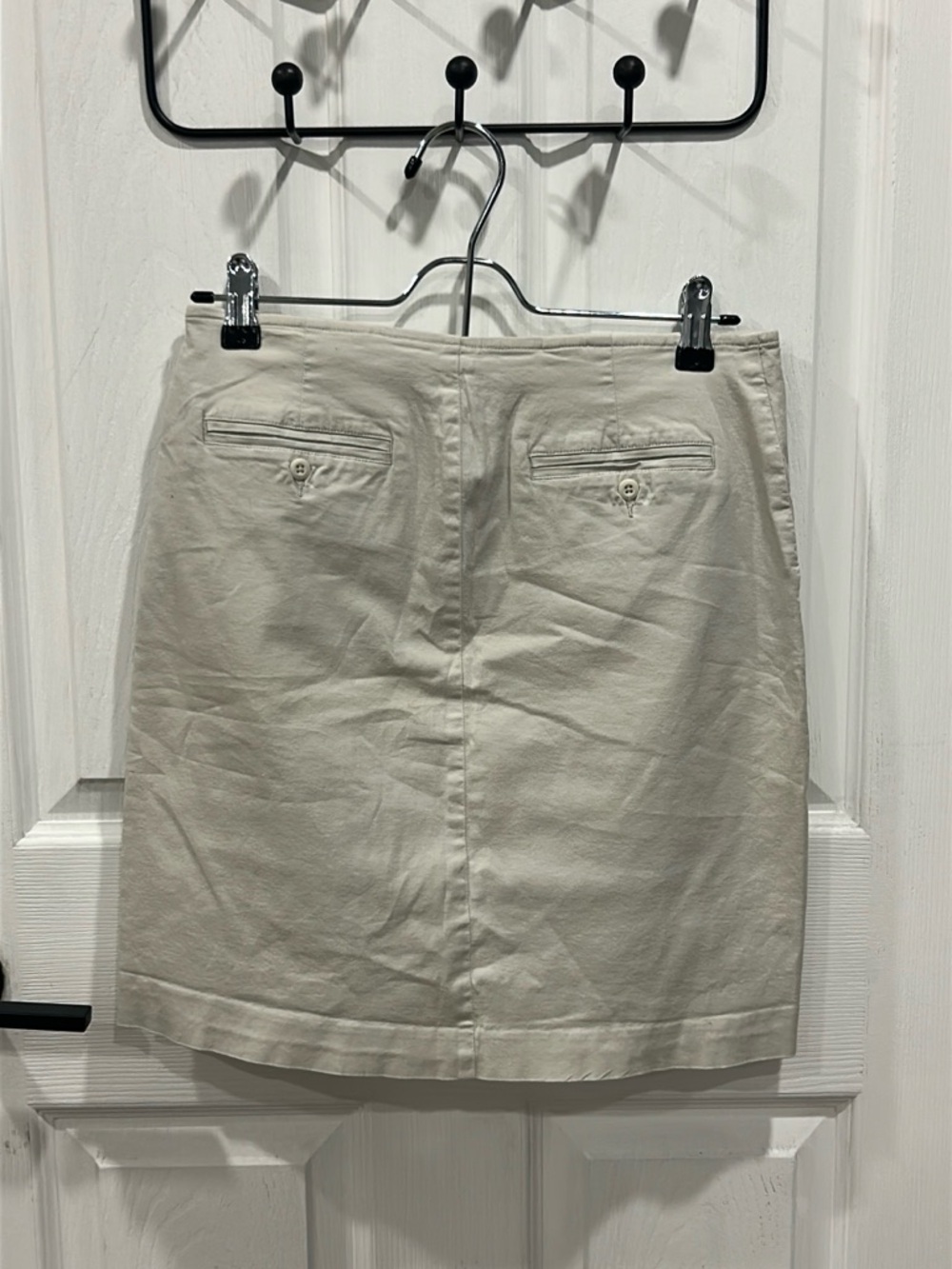 American Eagle Outfitters Cream Cargo Pencil Skirt